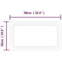Badkamerspiegel LED 90x50 cm 5