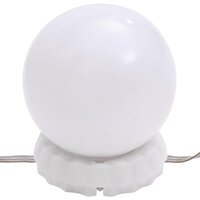 Spiegel met LED-verlichting boog 90x45 cm glas 11