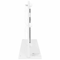 Make-up spiegel Wit 80 x 45 x 18 cm Glas en Hout met Kunststof 5