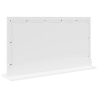 Make-up spiegel Wit 80 x 45 x 18 cm Glas en Hout met Kunststof 6