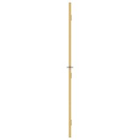 Binnendeur smal 93x201,5 cm gehard glas en aluminium goudkleur 5