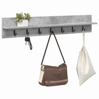 Wandgemonteerde kapstok Beton Grijs 100 x 10,5 x 18 cm 3