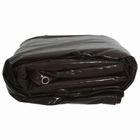Zeil 650g / m&sup2; Bruin 1 x 2,5 m Canvas met PVC-coating 4