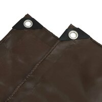 Zeil 650g / m&sup2; Bruin 1 x 2,5 m Canvas met PVC-coating 5