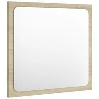 Badkamerspiegel 40x1,5x37 cm spaanplaat sonoma eikenkleurig 3