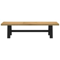 Eetbank NOAIN 160 x 41 x 45 cm Massief grenenhout Naturel 3