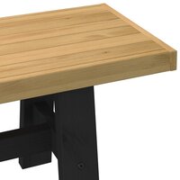 Eetbank NOAIN 160 x 41 x 45 cm Massief grenenhout Naturel 7