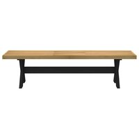 Eetbank NOAIN 160 x 41 x 45 cm Massief grenenhout Naturel 3
