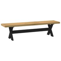 Eetbank NOAIN 160 x 41 x 45 cm Massief grenenhout Naturel 5