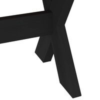Eetbank NOAIN 160 x 41 x 45 cm Massief grenenhout Zwart 6