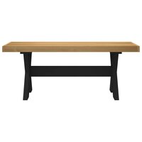 Eetbank NOAIN 120 x 41 x 45 cm Massief grenenhout Naturel 3