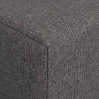 Vouwbare Bankbed Lichtgrijs 200 x 70 x 10 cm Stof 7