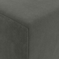 Vouwbare Bankbed Donkergrijs 200 x 70 x 10 cm Fluweel 7