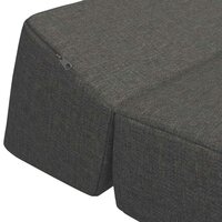 Vouwbare Bankbed Donkergrijs 60 x 70 x 41 cm Stof 6
