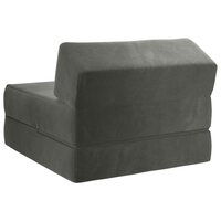 Vouwbare Bankbed Donkergrijs 60 x 70 x 41 cm Stof 5