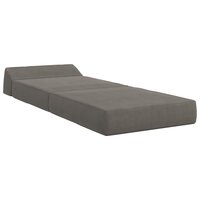 Vouwbare Bankbed Lichtgrijs 60 x 70 x 41 cm Stof 3