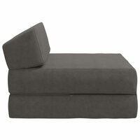 Vouwbare Bankbed Donkergrijs 60 x 70 x 41 cm Stof 4