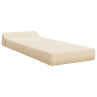 Vouwbare Bankbed Cr&egrave;mekleurig 60 x 70 x 41 cm Stof 3