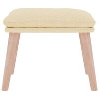 Voetenbank 45x29,5x35 cm stof cr&egrave;mekleurig 3