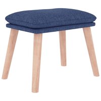 Voetenbank 45x29,5x35 cm stof blauw 2