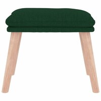Voetenbank 45x29,5x35 cm stof donkergroen 3