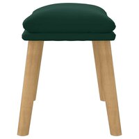 Voetenbank 45x29,5x35 cm fluweel donkergroen 4