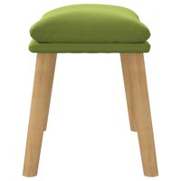 Voetenbank 45x29,5x35 cm fluweel lichtgroen 4