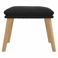 Voetenbank 45x29,5x35 cm fluweel zwart 3