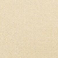Voetenbank 45x29,5x35 cm stof en kunstleer cr&egrave;mekleurig 5
