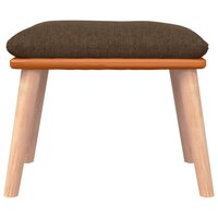 Voetenbank 45x29,5x35 cm stof en kunstleer bruin 3