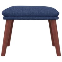 Voetenbank 45x29,5x35 cm stof blauw 3