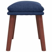 Voetenbank 45x29,5x35 cm stof blauw 4