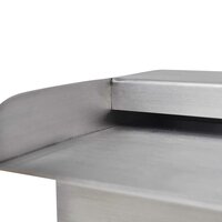 Zwembadwaterval rechthoekig 45 cm roestvrij staal 5