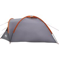 Camping Tent 4-persoons 308 x 268 x 130 cm Grijs en oranje 5