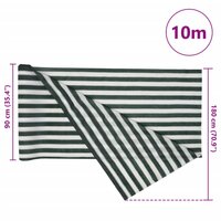 Privacynet 195 g/m&sup2; 1,8x10 m HDPE groen en wit 8