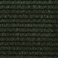 Balkonscherm 75x400 cm HDPE donkergroen 2