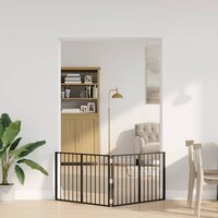 Hondenhek 2 pcs Zwart 100 x 60 cm Gegalvaniseerd staal 3