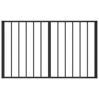 Hondenhek 2 pcs Zwart 100 x 60 cm Gegalvaniseerd staal 5
