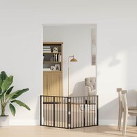 Hondenhek 2 pcs Zwart 80 x 60 cm Gegalvaniseerd staal 3