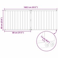 Hondenhek 2 pcs Zwart 80 x 60 cm Gegalvaniseerd staal 10
