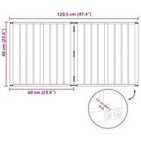 Hondenhek 2 pcs Zwart 60 x 60 cm Gegalvaniseerd staal 10