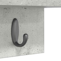 Wandgemonteerde kapstok Beton Grijs 60 x 10,5 x 18 cm 9