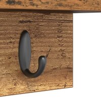 Wandgemonteerde kapstok Oudhout 60 x 10,5 x 18 cm Bewerkt hout 9