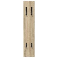 Wandgemonteerde kapstok Sonoma eiken 20 x 1,5 x 100 cm 5