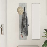 Wandgemonteerde kapstok Beton Grijs 20 x 1,5 x 100 cm 4