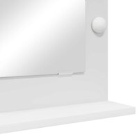 Make-up spiegel Wit 70 x 50 x 18 cm Glas en Hout met Kunststof 7