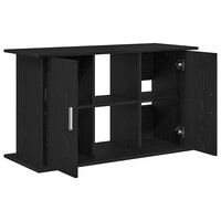 Aquariumstandaard Zwart Eiken 101x41x58 cm Bewerkt Hout 8