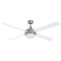 Plafondventilator met licht en afstandsbediening &Oslash; 130 cm Wit 6