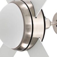 Plafondventilator met licht en afstandsbediening &Oslash; 130 cm Wit 8