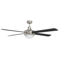 Plafondventilator met licht en afstandsbediening &Oslash; 130 cm Zwart 5